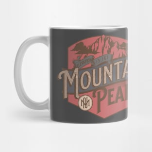 Mountain peak adventure vintage Mug